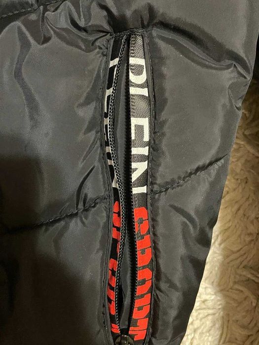 Мужская зимняя куртка пуховик Plein Sport осень/зима. ИДЕАЛ