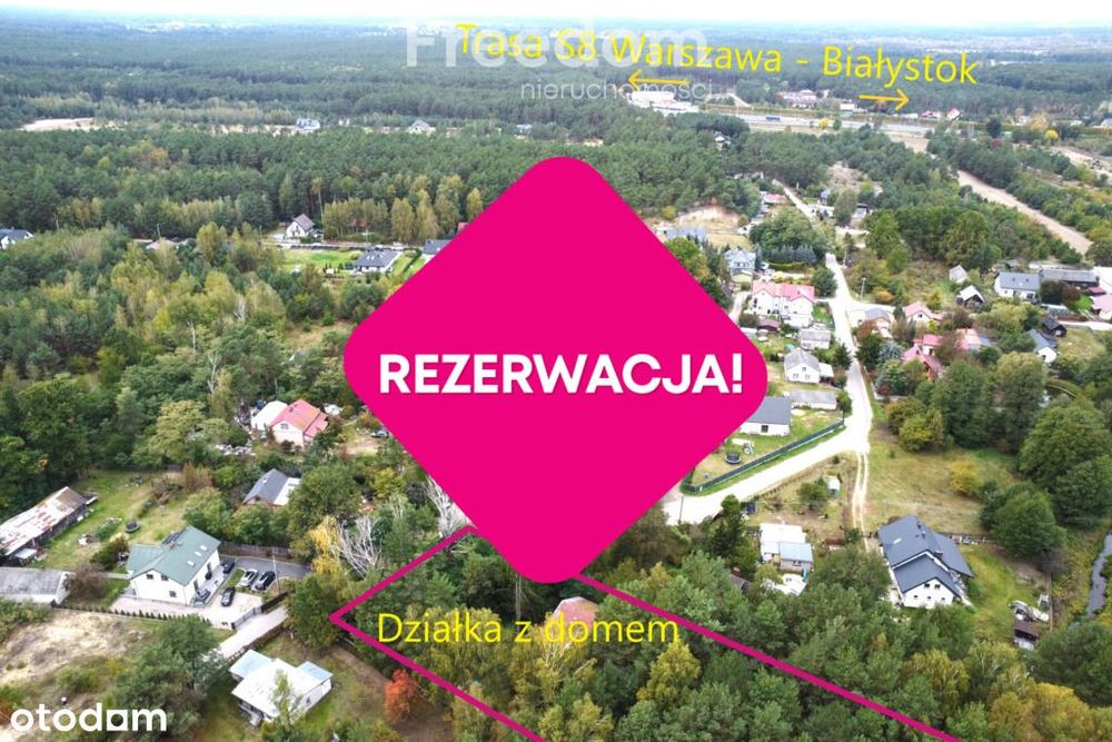 Dom z działką leśną 35 minut od centrum Warszawy