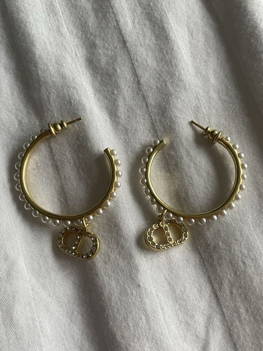 Kolczyli marki premium Nowe Dior