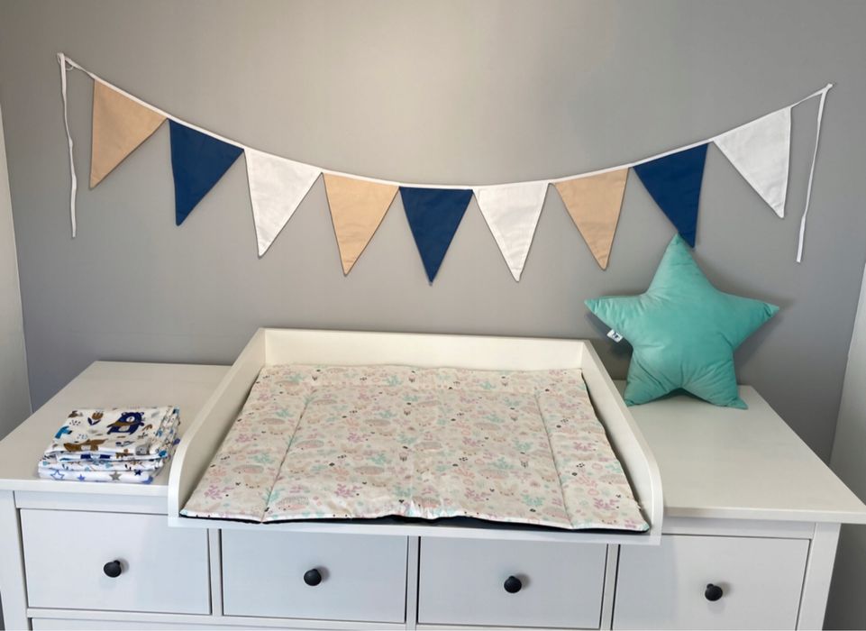 Przewijak nakładka na komodę Hemnes IKEA 8 szuflad z blendą