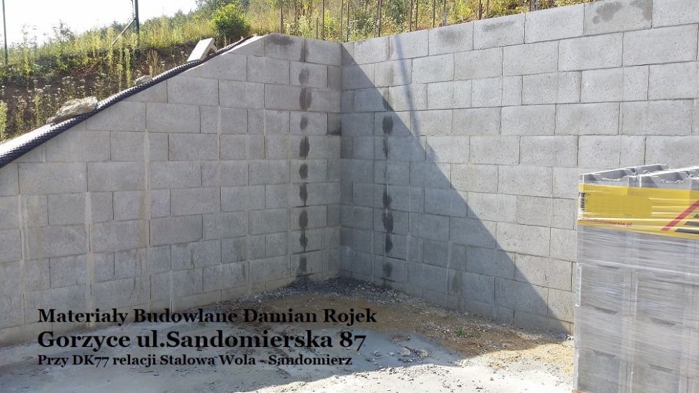 Bloczek betonowy PUSTAK SZALUNKOWY PS24 zalewowy tracony fundament