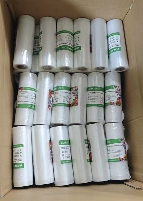 Набор Пакеты для вакууматора 15 + 20 + 25 см 5 метрів пакети рифлені