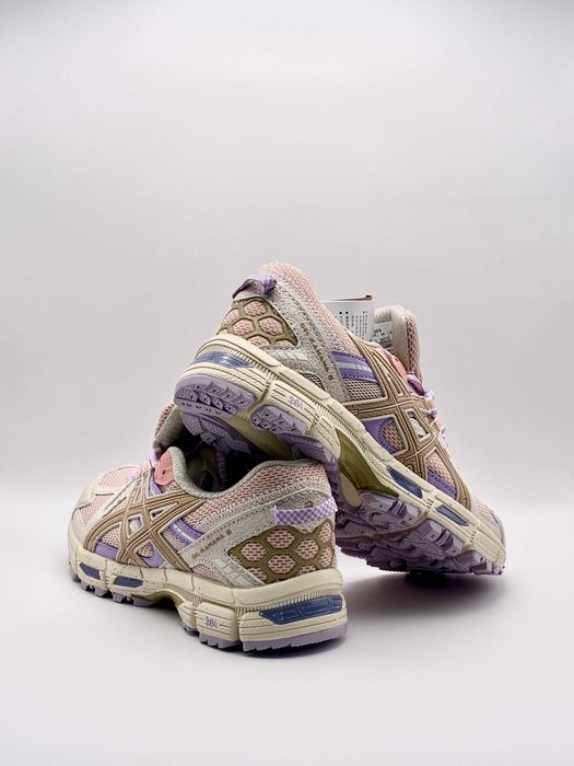 Кросівки жіночі спортивні асікс кахана рожеві бежеві asics gel kahana