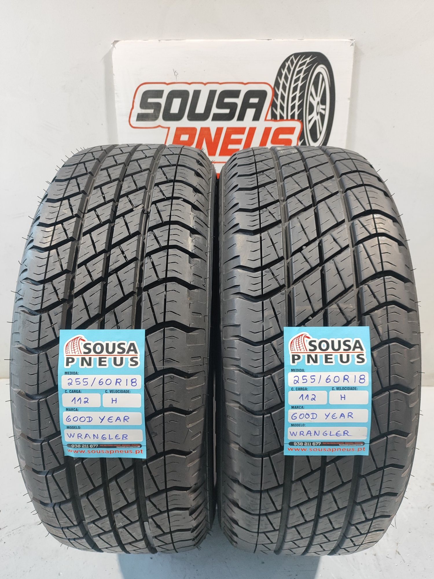 2 pneus como novos 255-60R18 Good year - Oferta dos Portes