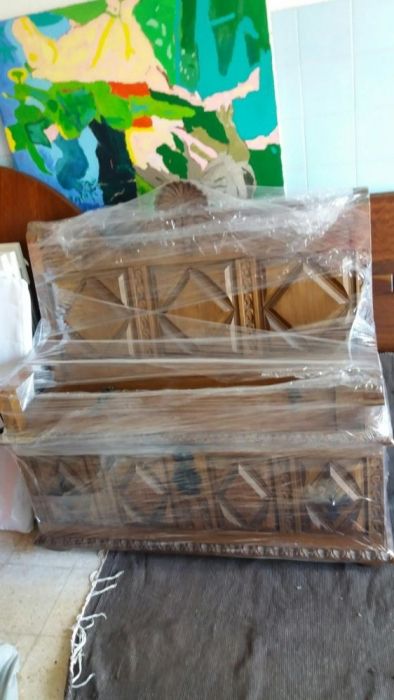 Arca antiga com banco 350.