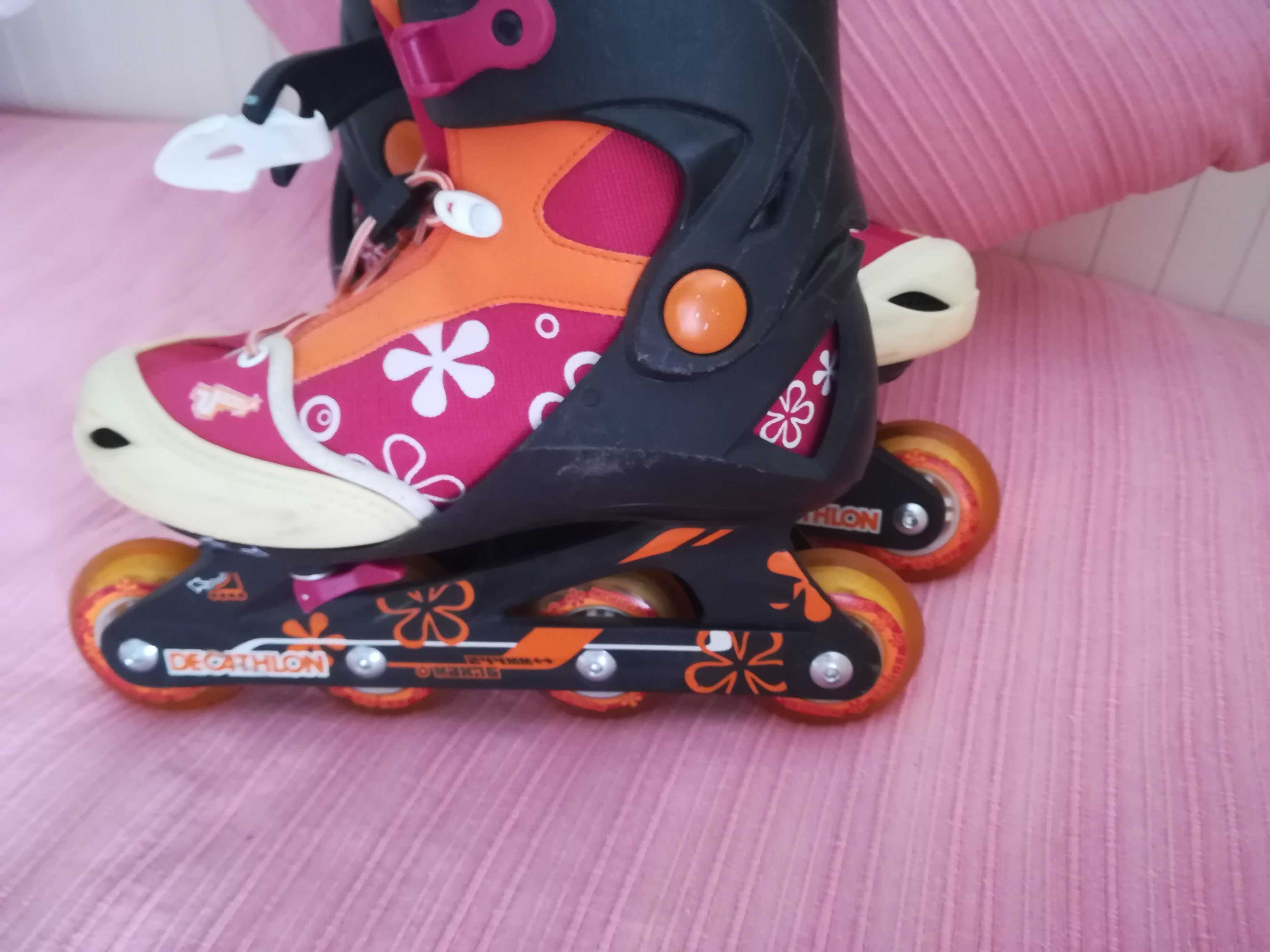 Patins em linha de Menina - Como novos