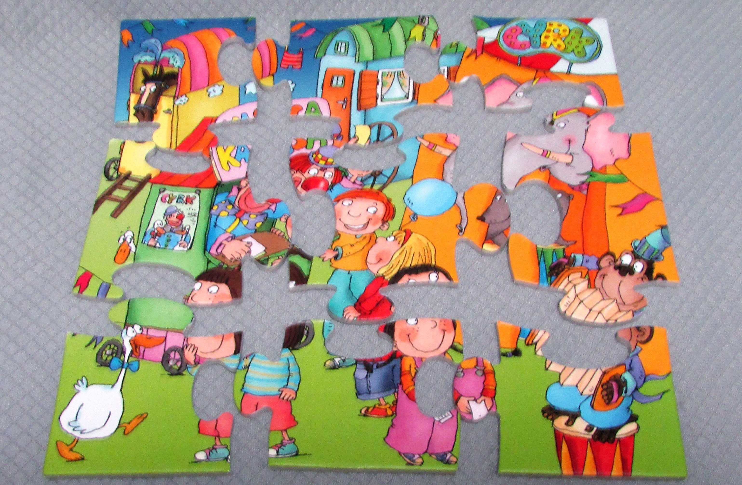 4w1 puzzle dzień przedszkolaka trefl grube