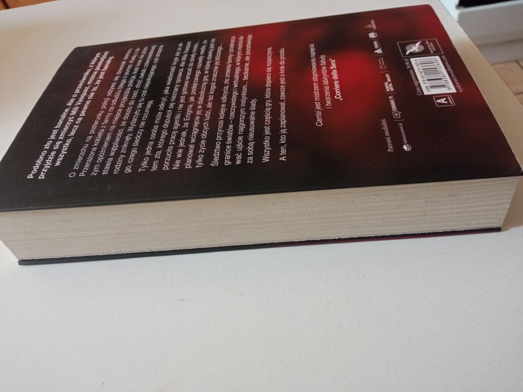 Książka kryminał ,,Gra zaklinacza,, Donato Carrisi bardzo dobry stan