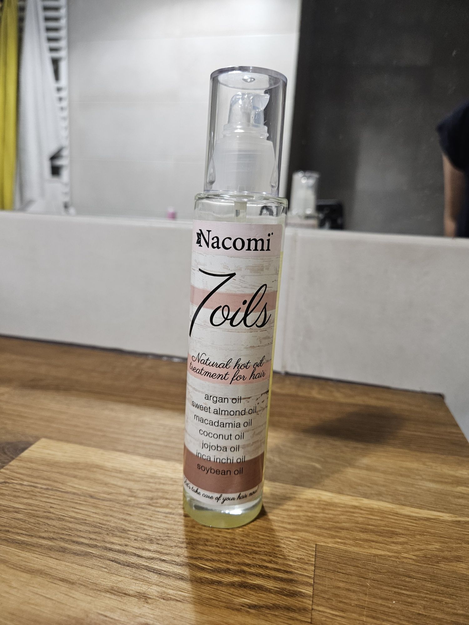 Nacomi 7 oils. Olejek do wlosów-w skladzie 7 olejów