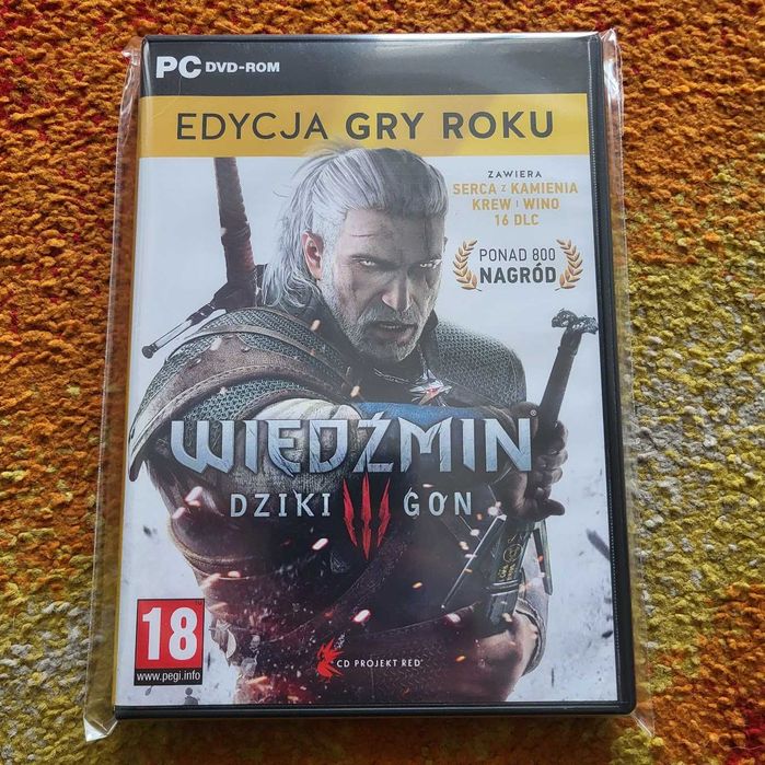 WIEDŹMIN 3 III Dziki Gon Edycja Gry Roku GOTY PC Dubbing PL - NOWA