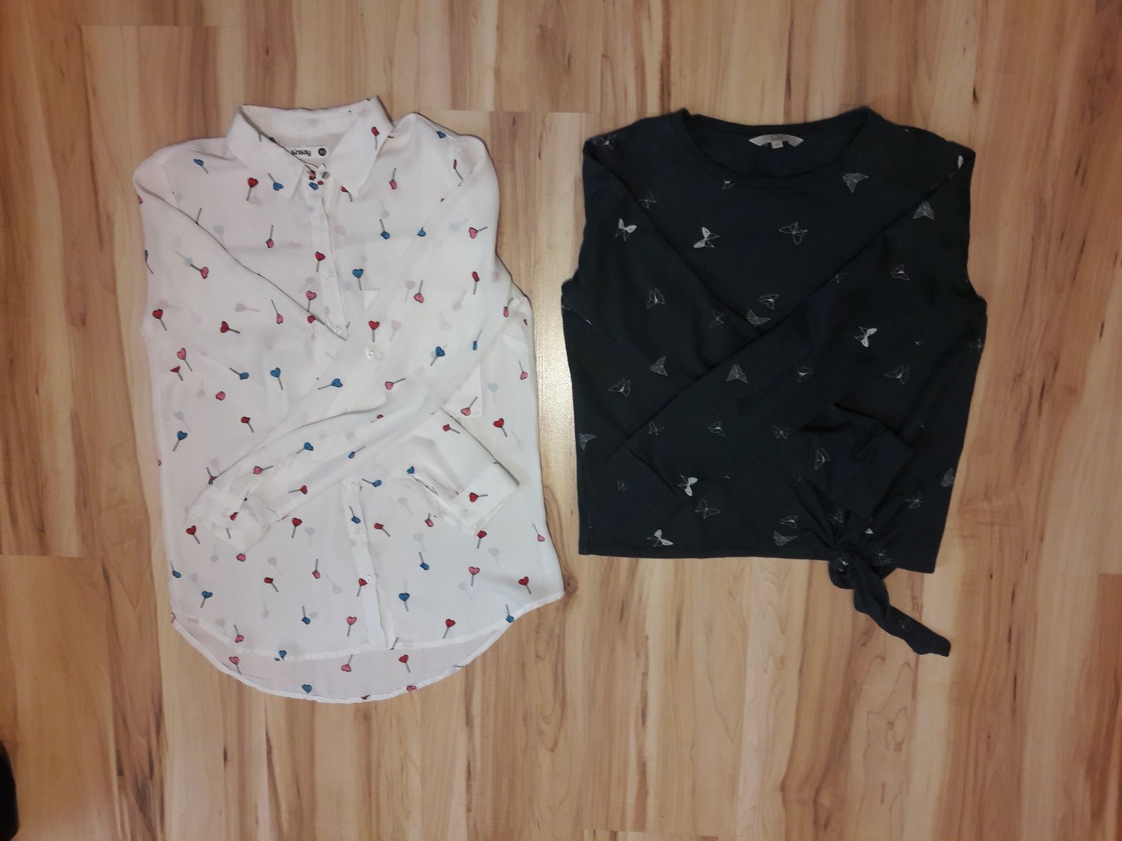 koszula bluzki sweter bluzy rozmiar XS 9 sztuk