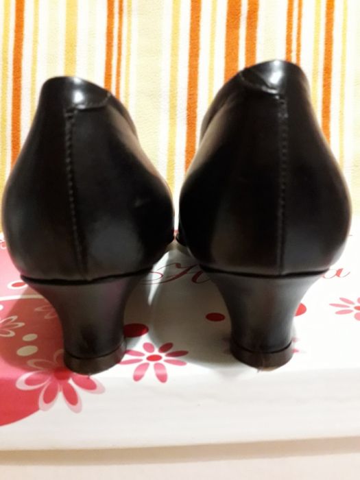 Buty czarne włoskie Panara
