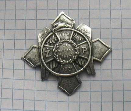 odznaka Ż P 1918  1921 ZA WIERNĄ SŁUŻBĘ
