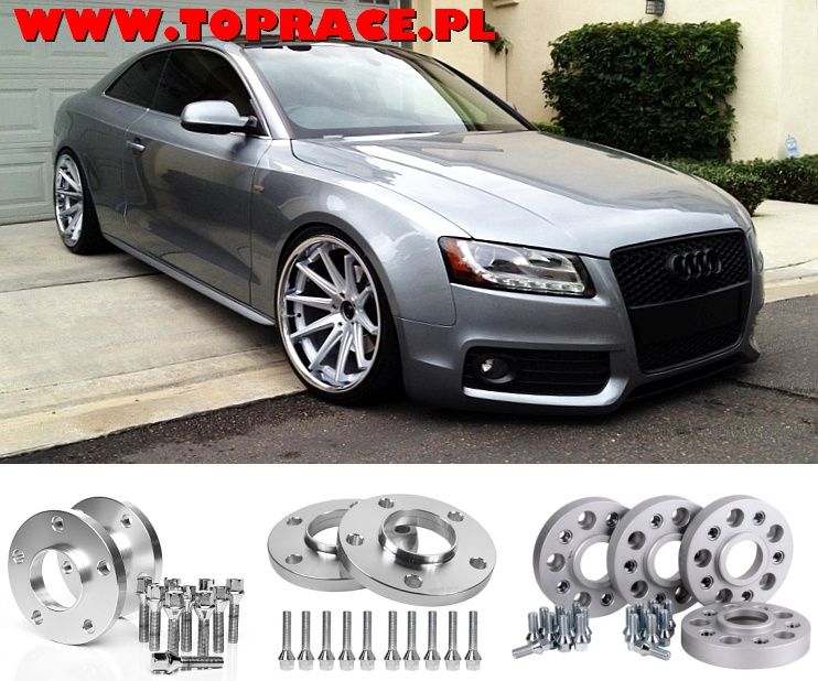 DYSTANSE ADAPTERY DO kół 5x100 5x112 VW Audi A4 A6 A8 A5 - NOWE!