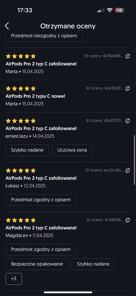 Sprzedam AirPods Pro 2 type C zaplombowane