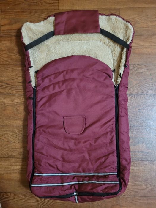 Конверт-чехол на овчині в коляску чи санки