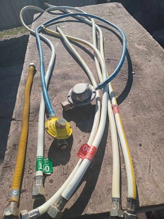 Газові шланги, редуктора!