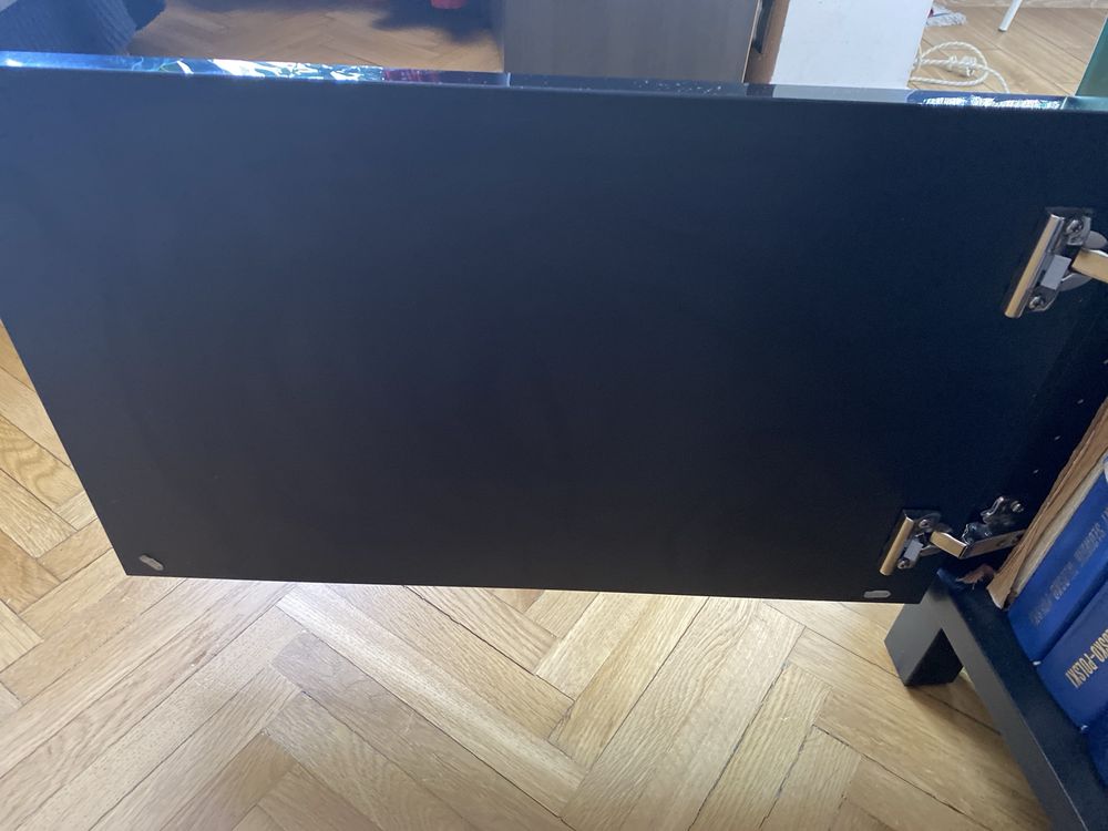 Ikea besta front selsviken czarny polysk