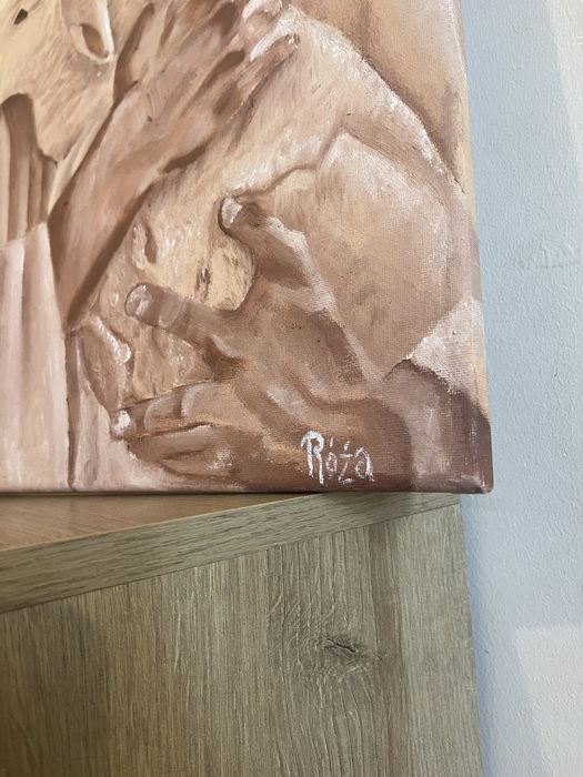 obraz olejny Jezusa dobrego Pasterza