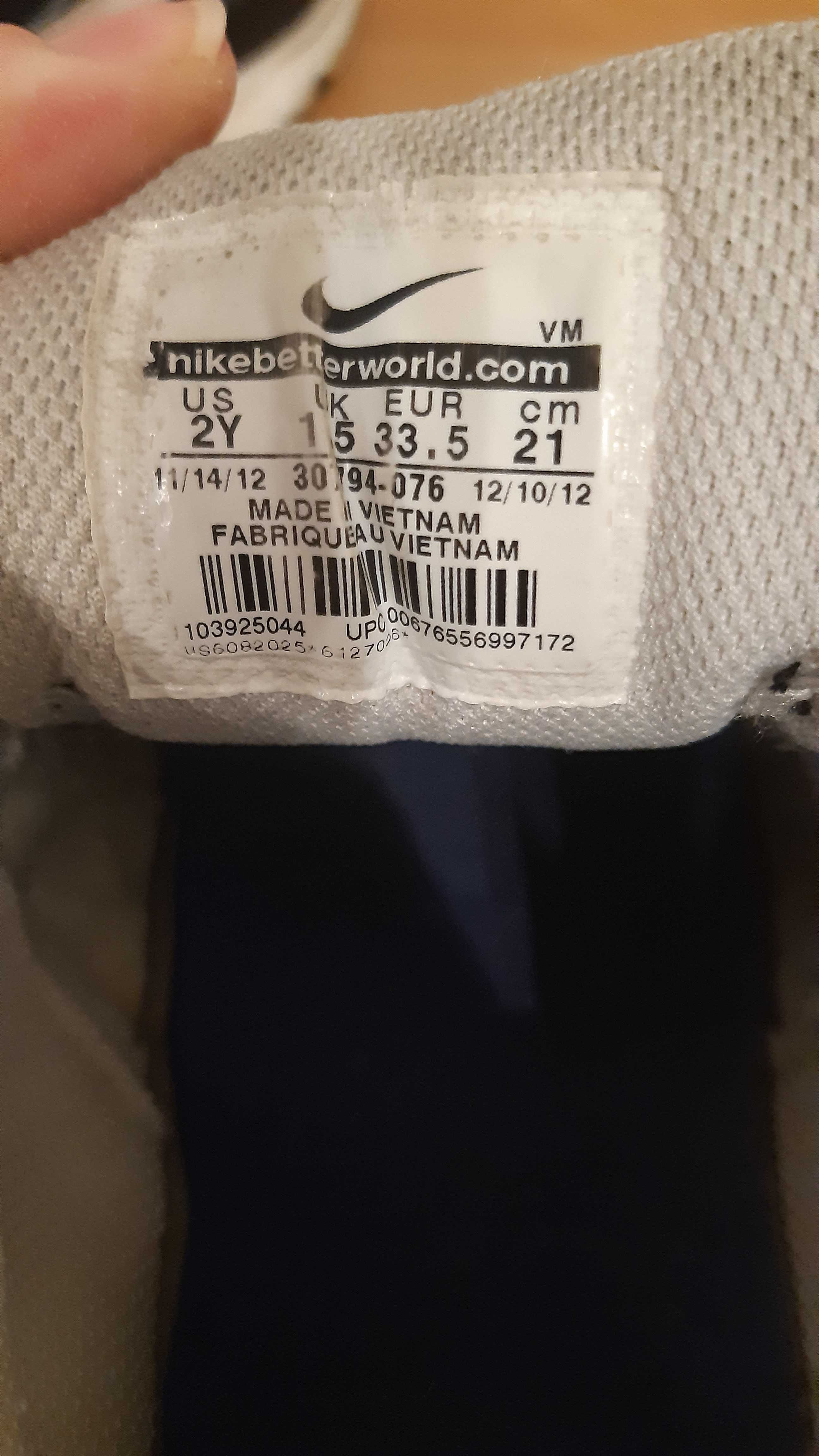 Adidasy Nike 33,5, wkładka 21 cm