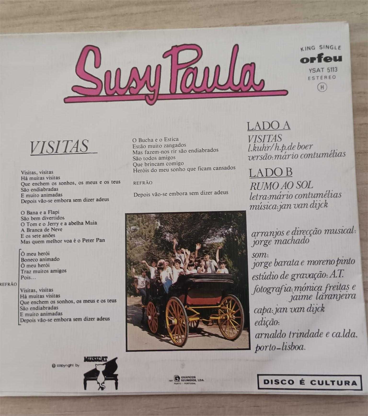 Discos de vinil da artista Suzy Paula