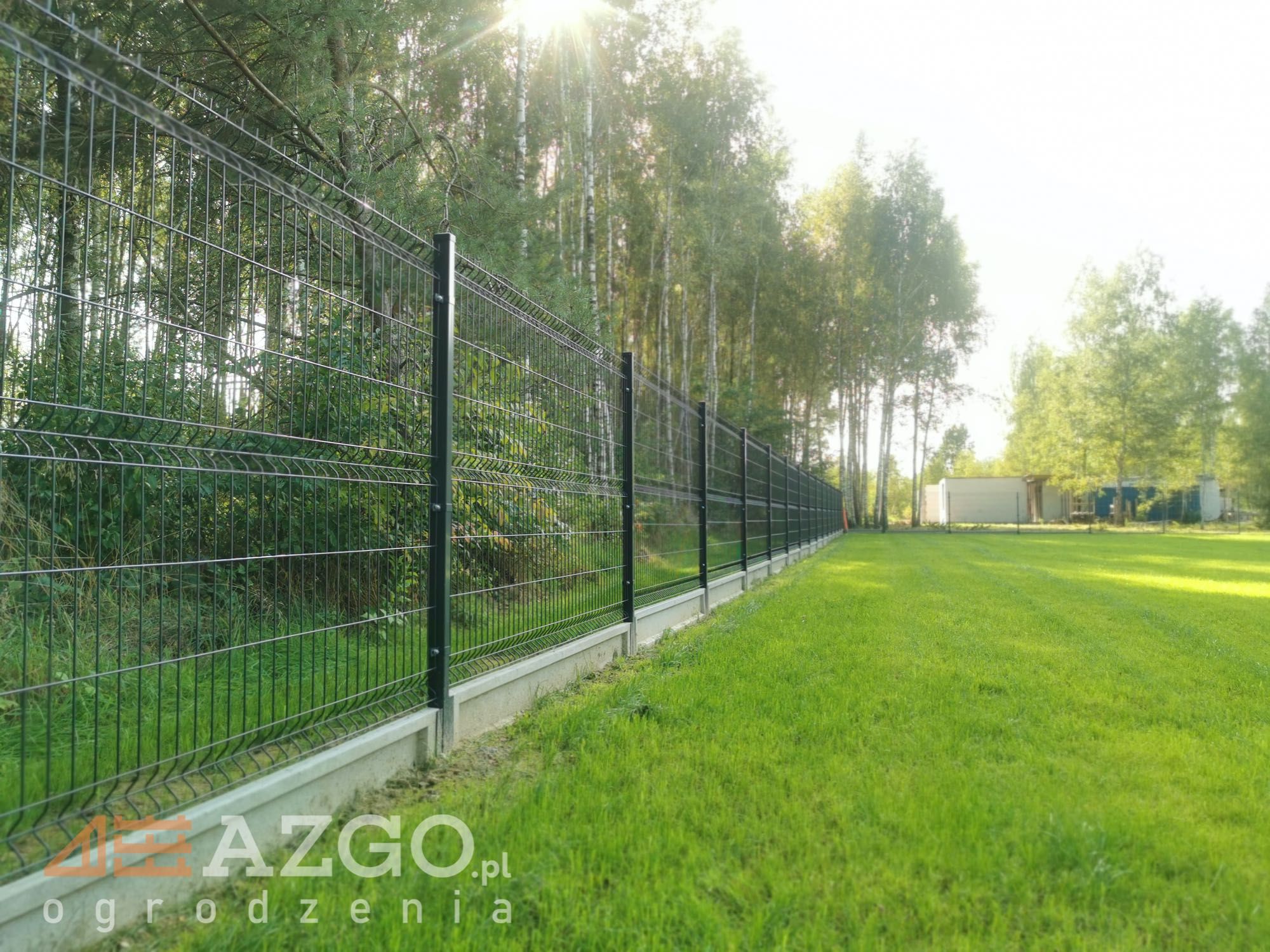 Ogrodzenie Panelowe 3D 2D z Paneli Słupki siatka 3D płyta betonowa
