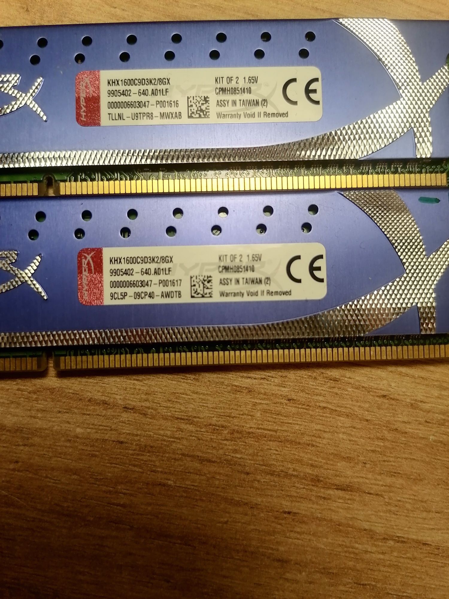 Ram kingston hyper x DDR3 8Gb