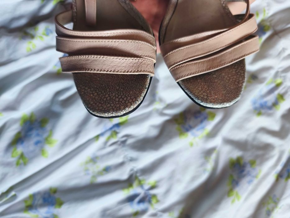 Sandały damskie skórzane