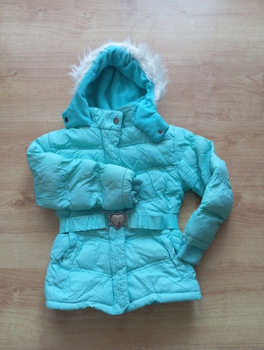 Kurtka zimowa dziewczęca rozmiar 116