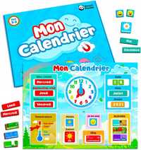 Magnetyczna gra edukacyjna dla dzieci na ścianę , lodówkę kalendarz
