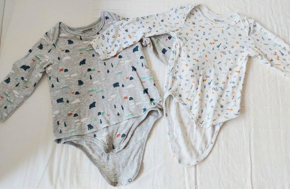 4 bodies manga comprida 80 cm/ 12 meses roupa bebé