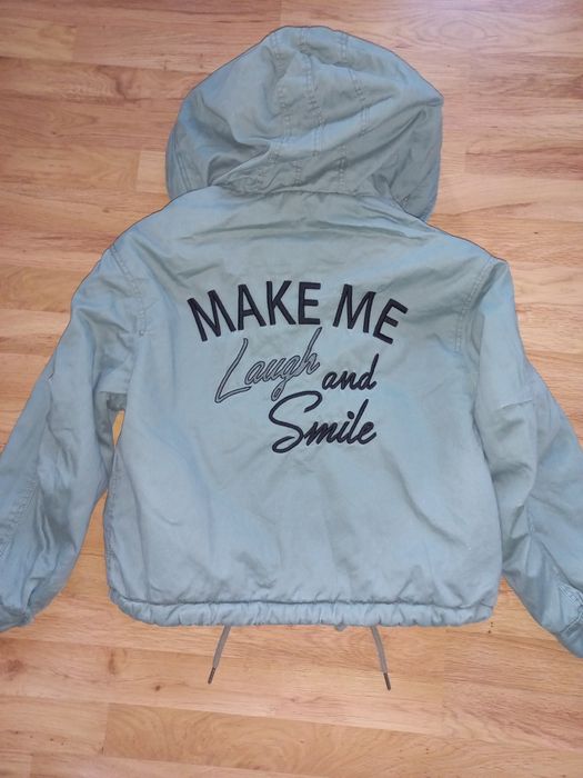 Куртка парка зимняя Bershka на девочку 11-12-13 лет