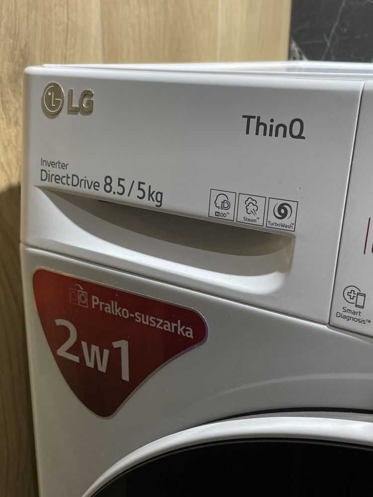 Pralko-suszarka LG F2D85500W AI DD