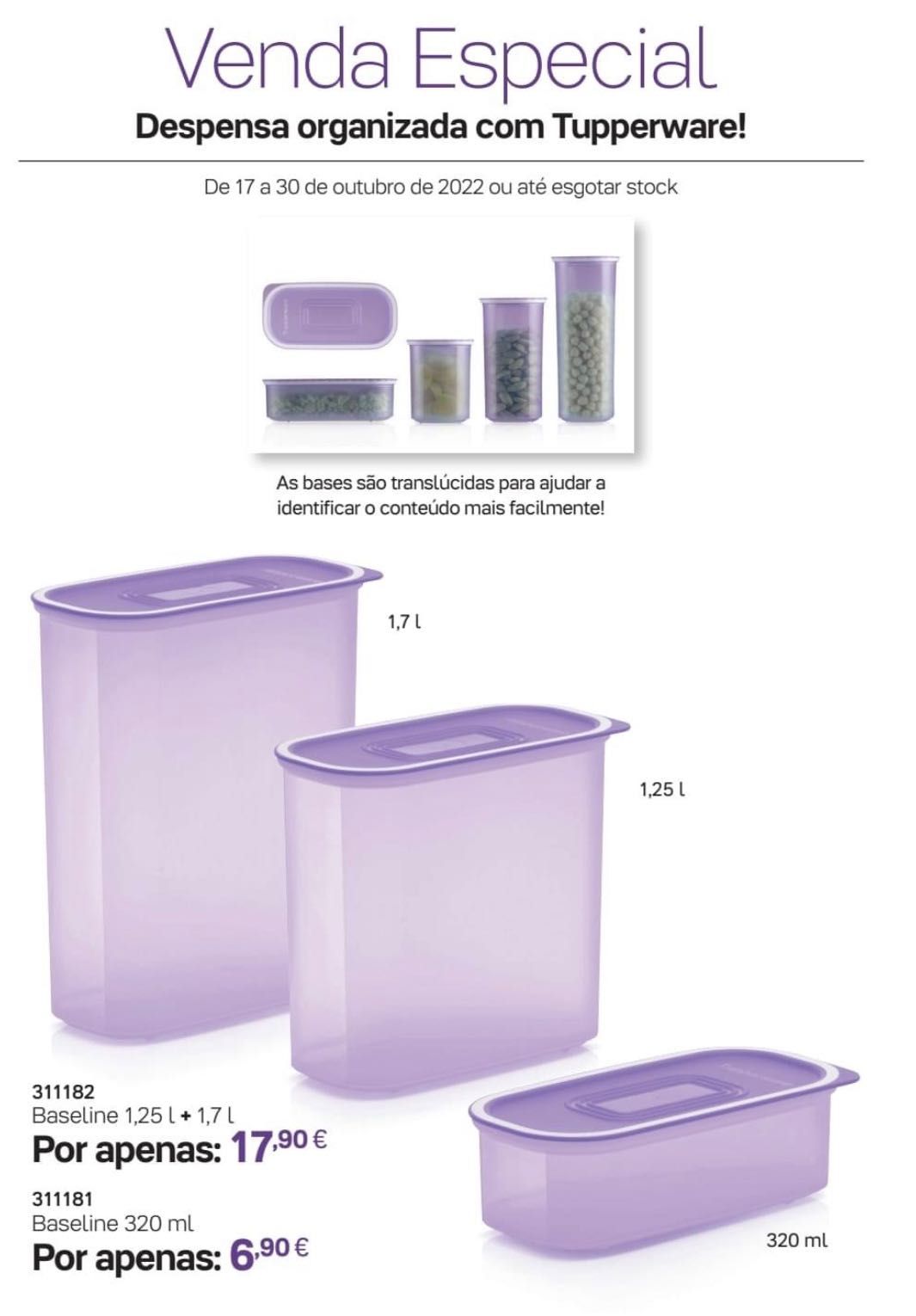 Tupperware promoção