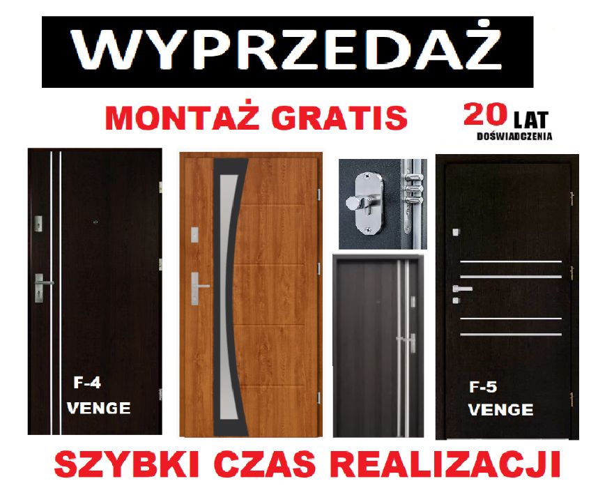 Drzwi ZEWNĘTRZNE z montażem do mieszkania wejściowe-wewnątrzklatkowe