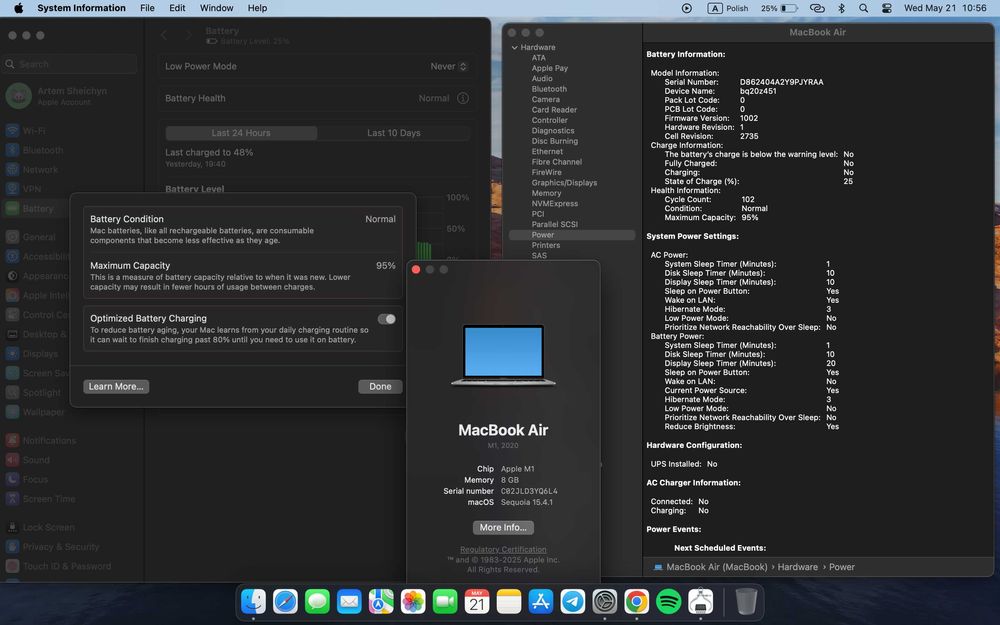 Macbook Air M1 8/256