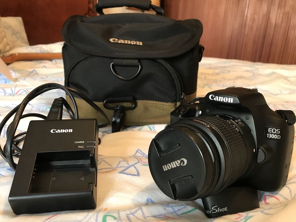 Canon 1300d + Lente 18-55 + Bolsa Canon