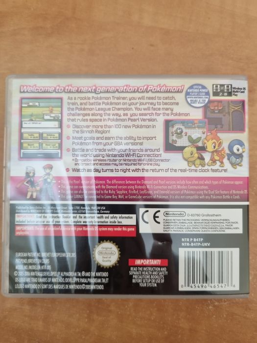 Jogo pokemon pearl nintendo DS 2DS 3DS