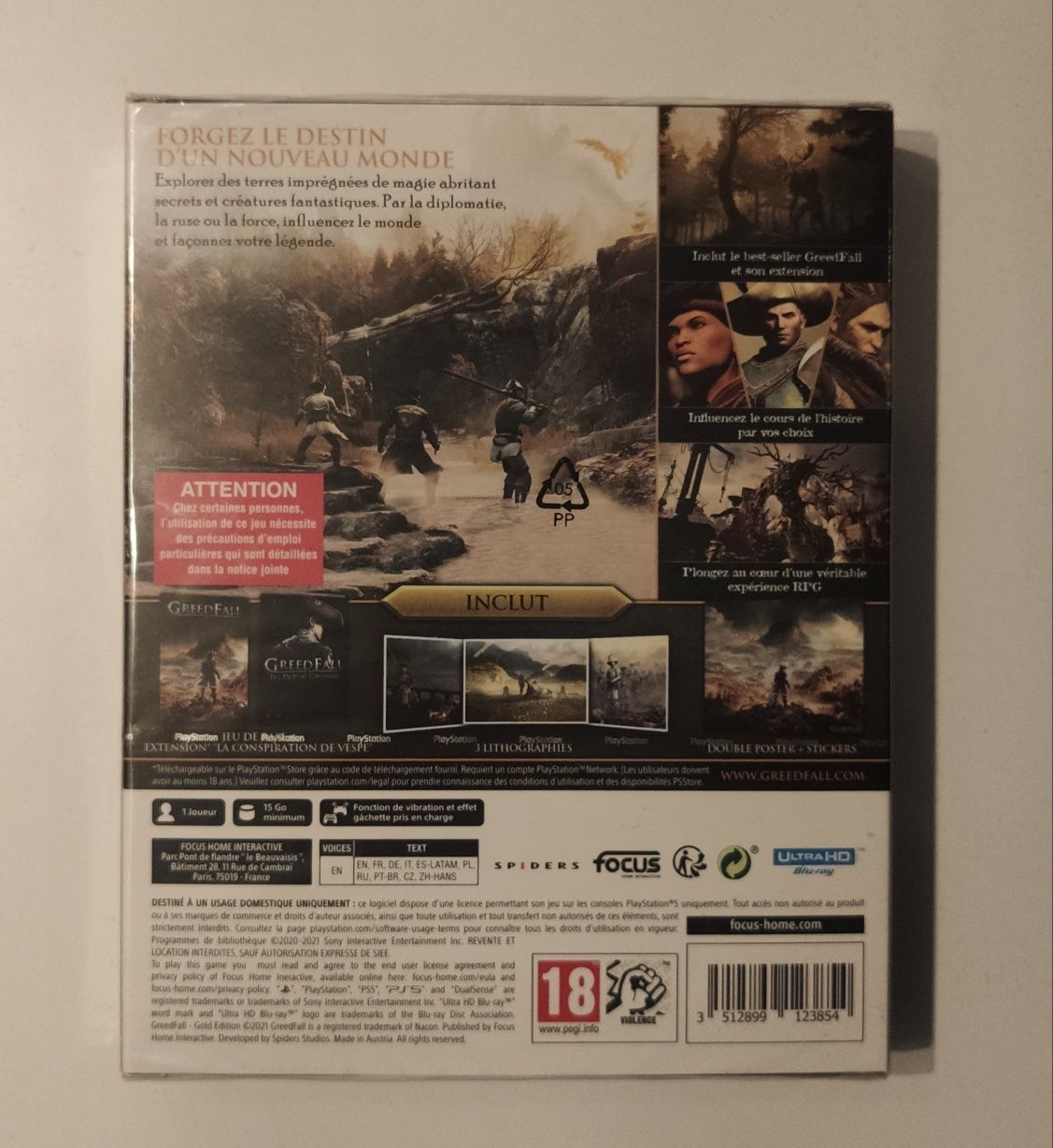 Gra PS5 Greedfall Gold Edition