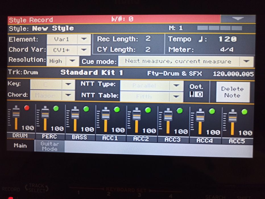 Teclado Korg  PA1000