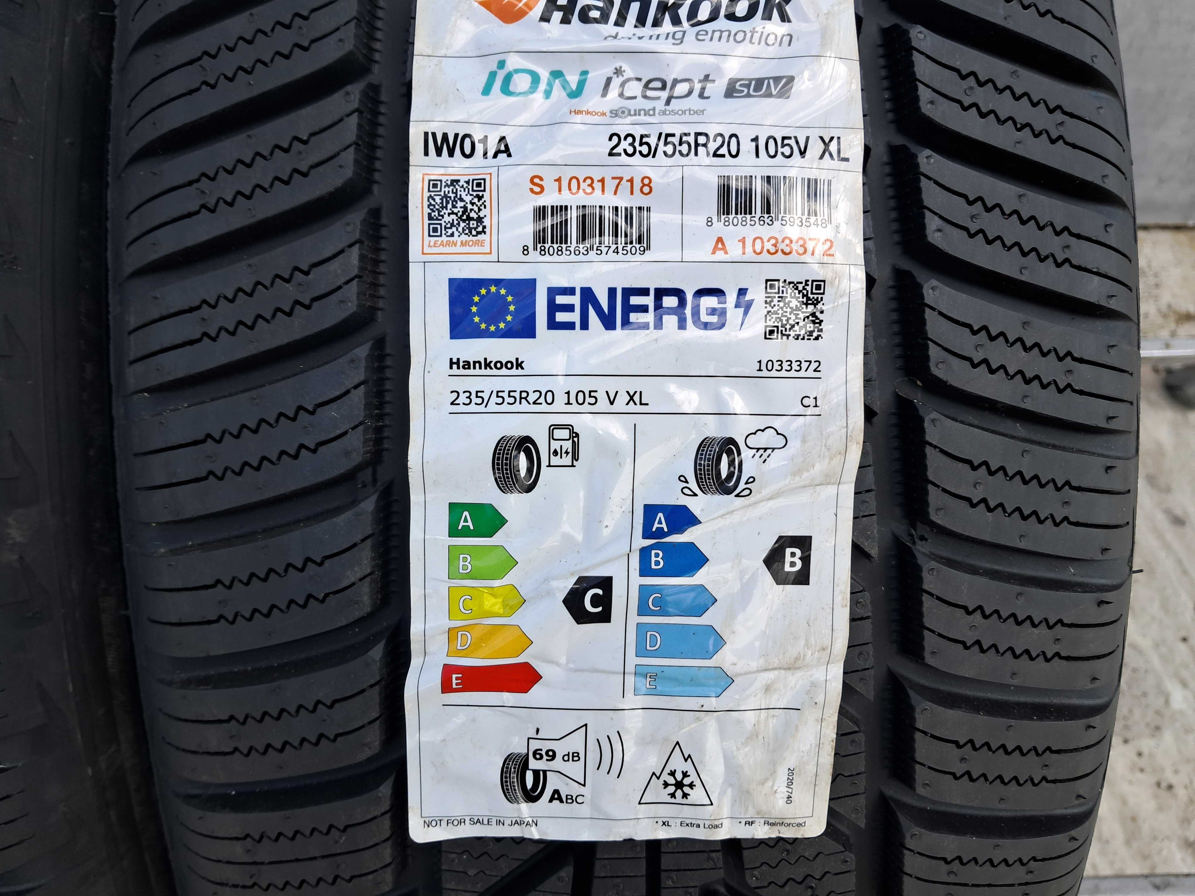 Резина зимова, НОВА, 235/55 R20 Hankook ION I'Cept SUV EV