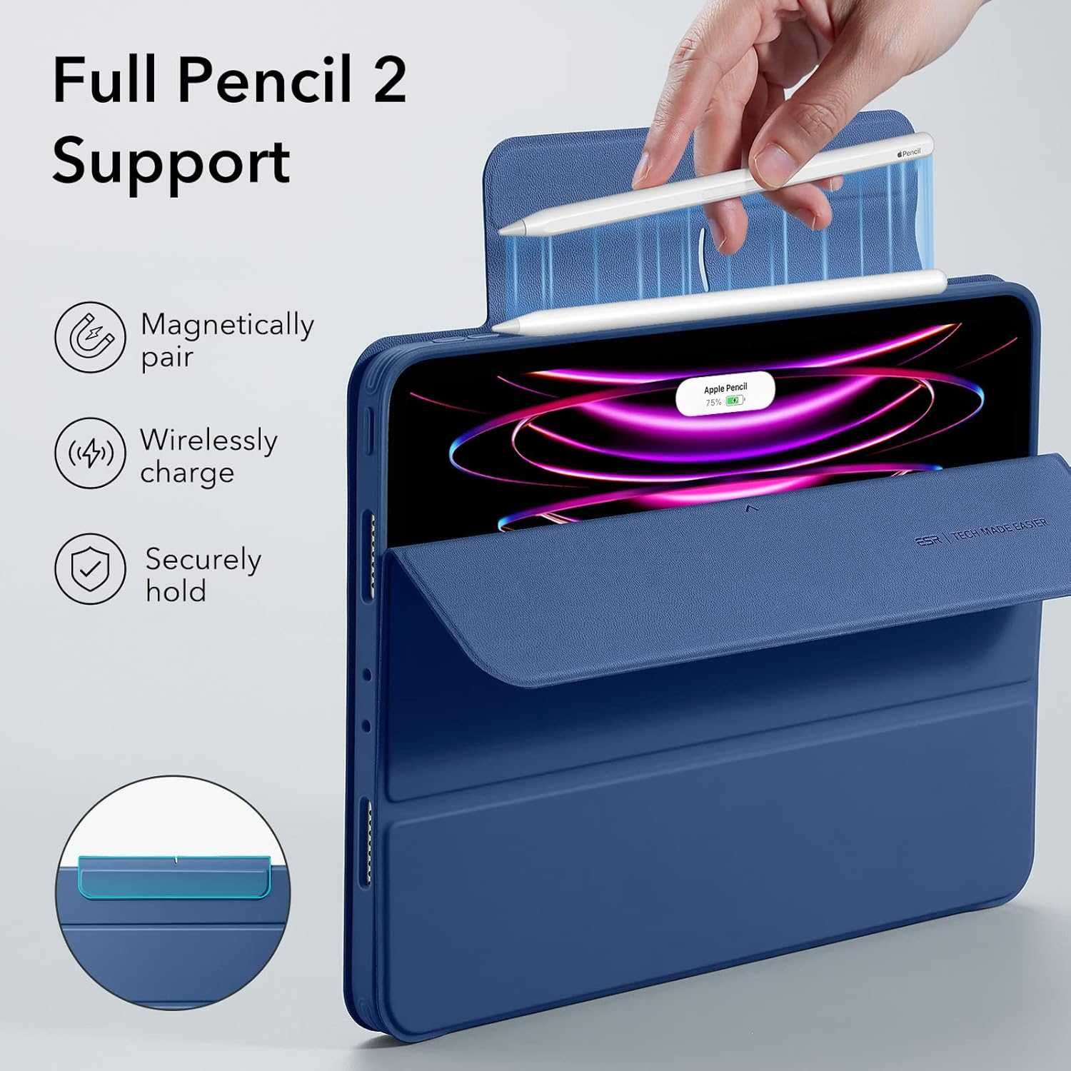 POWYSTAWOWE Etui magnetyczne ESR do iPad Pro 5 / 6 12.9" (2021-22)