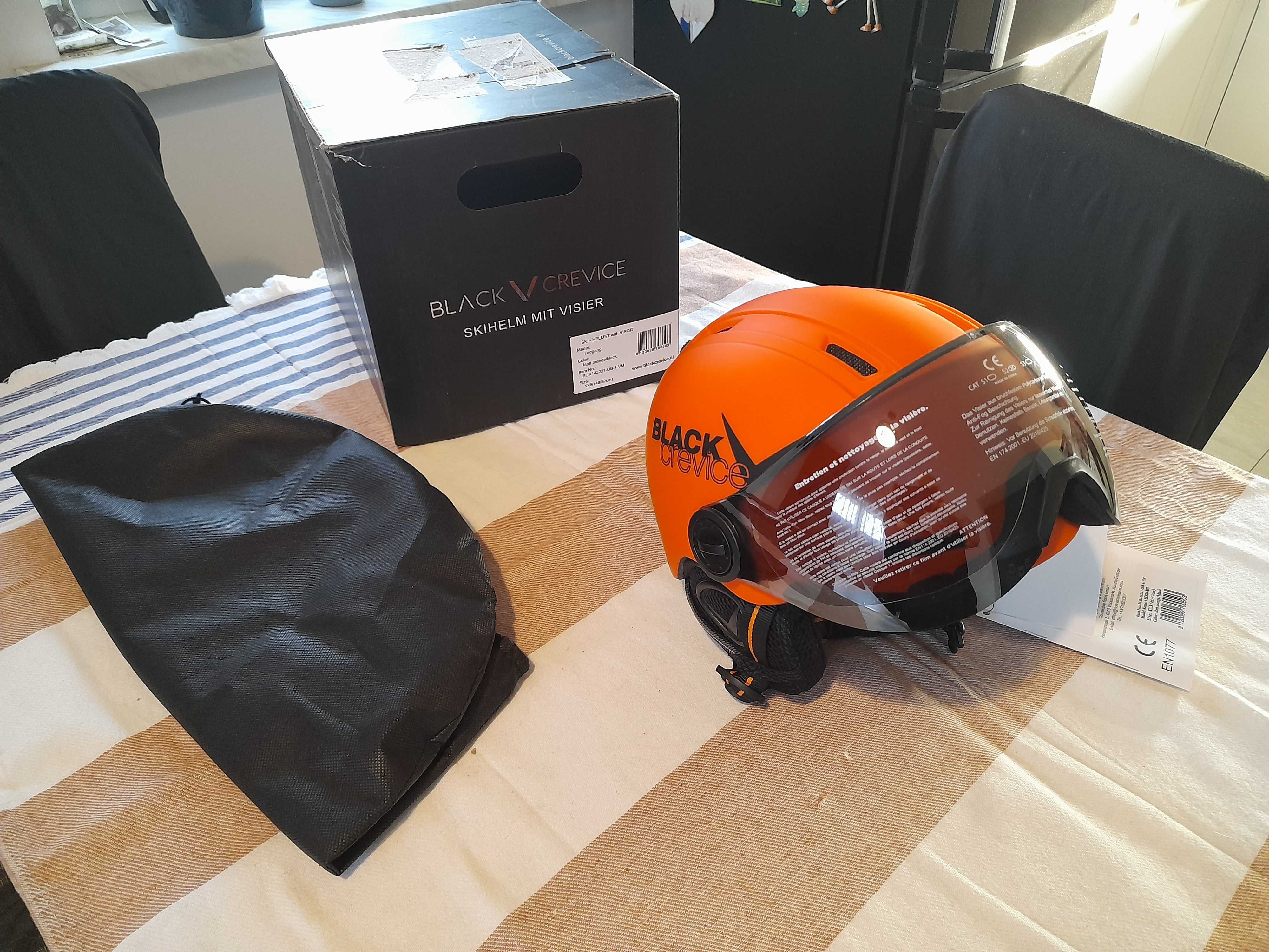 Kask narciarski Black Crevice Leogang XS 48-52 cm