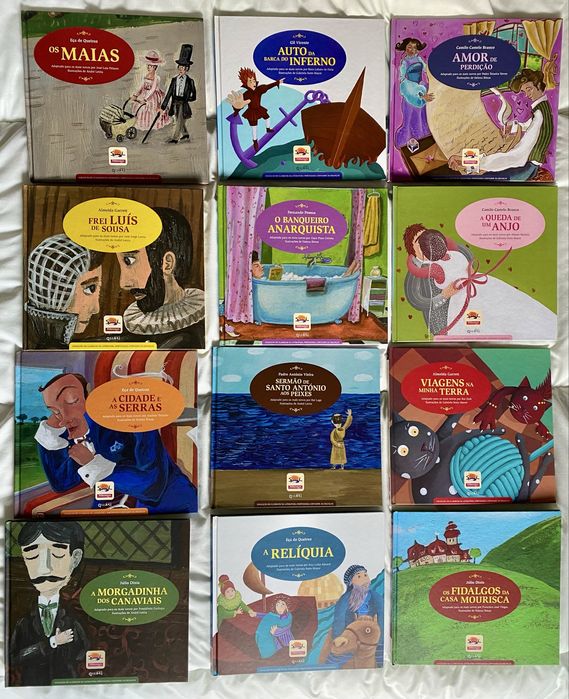 24 Clássicos da Literatura portuguesa adaptada para as crianças