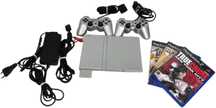 Konsola Playstation 2 slim retro + kable, dwa pady, trzy gry