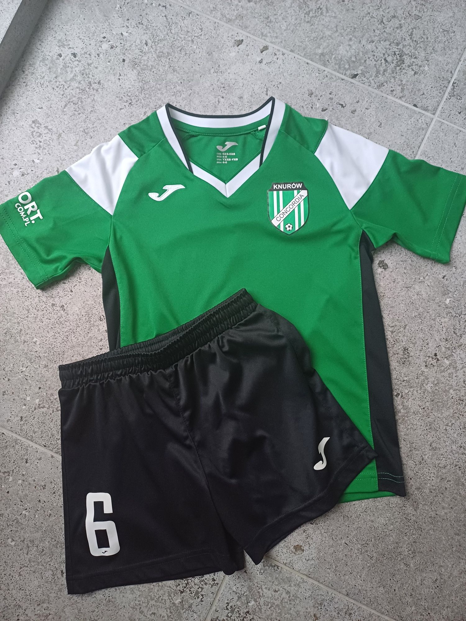 Strój piłkarski Concordia dla chłopca 4-6 lat Joma