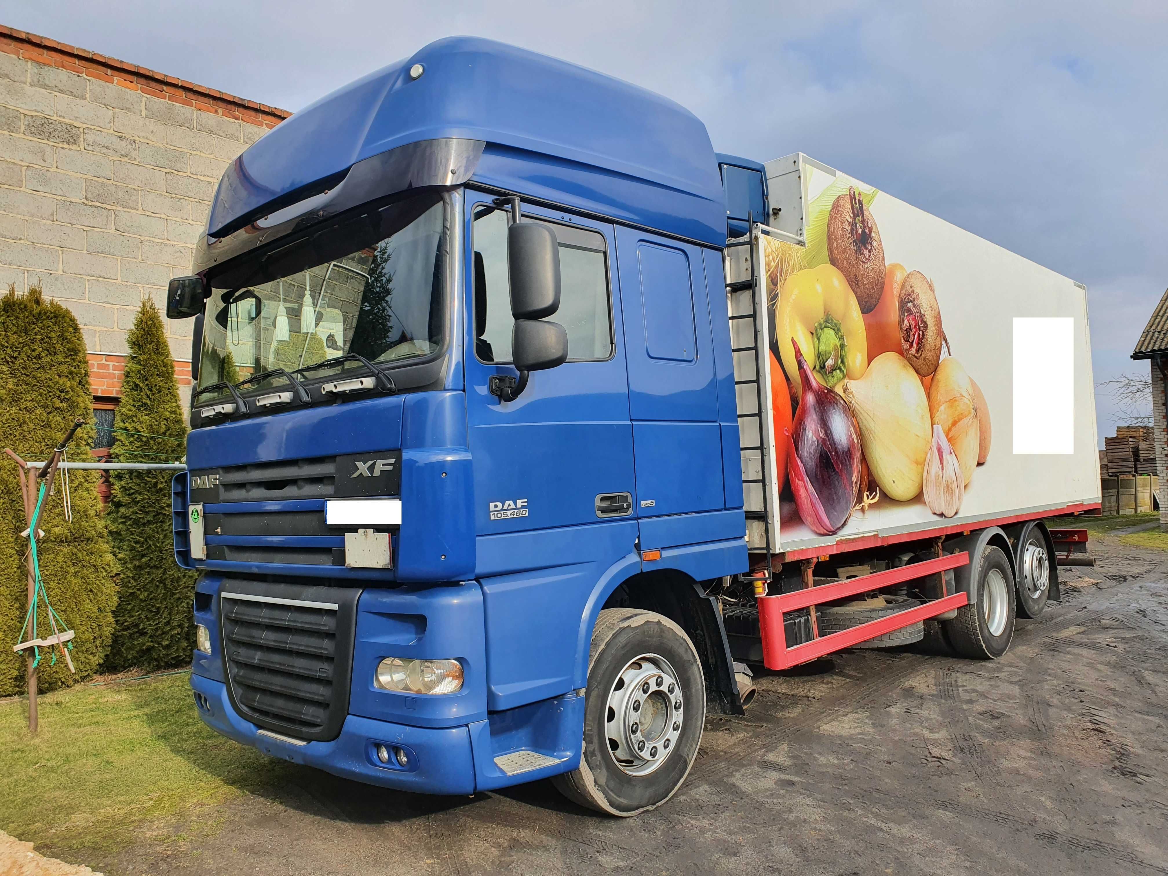 DAF XF 105 460 EURO 5 6x2 Chłodnia 17 palet