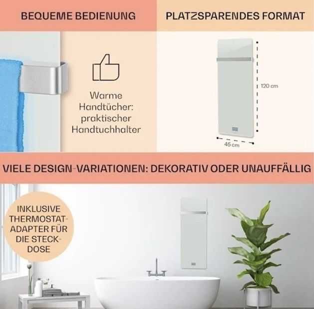 Полотенцесушка Klarstein HotSpot Crystal