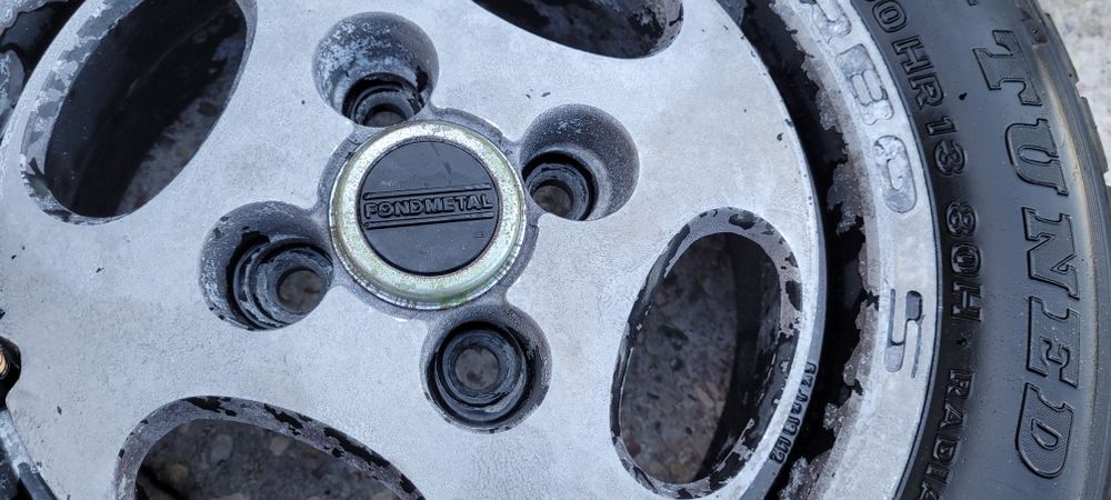 13" 4x100 Fondmetal Turbo S 4x100 VW Opel Seat Skoda Fiat Honda