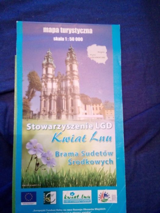 Mapa turystyczna Brama Sudetów Środkowych